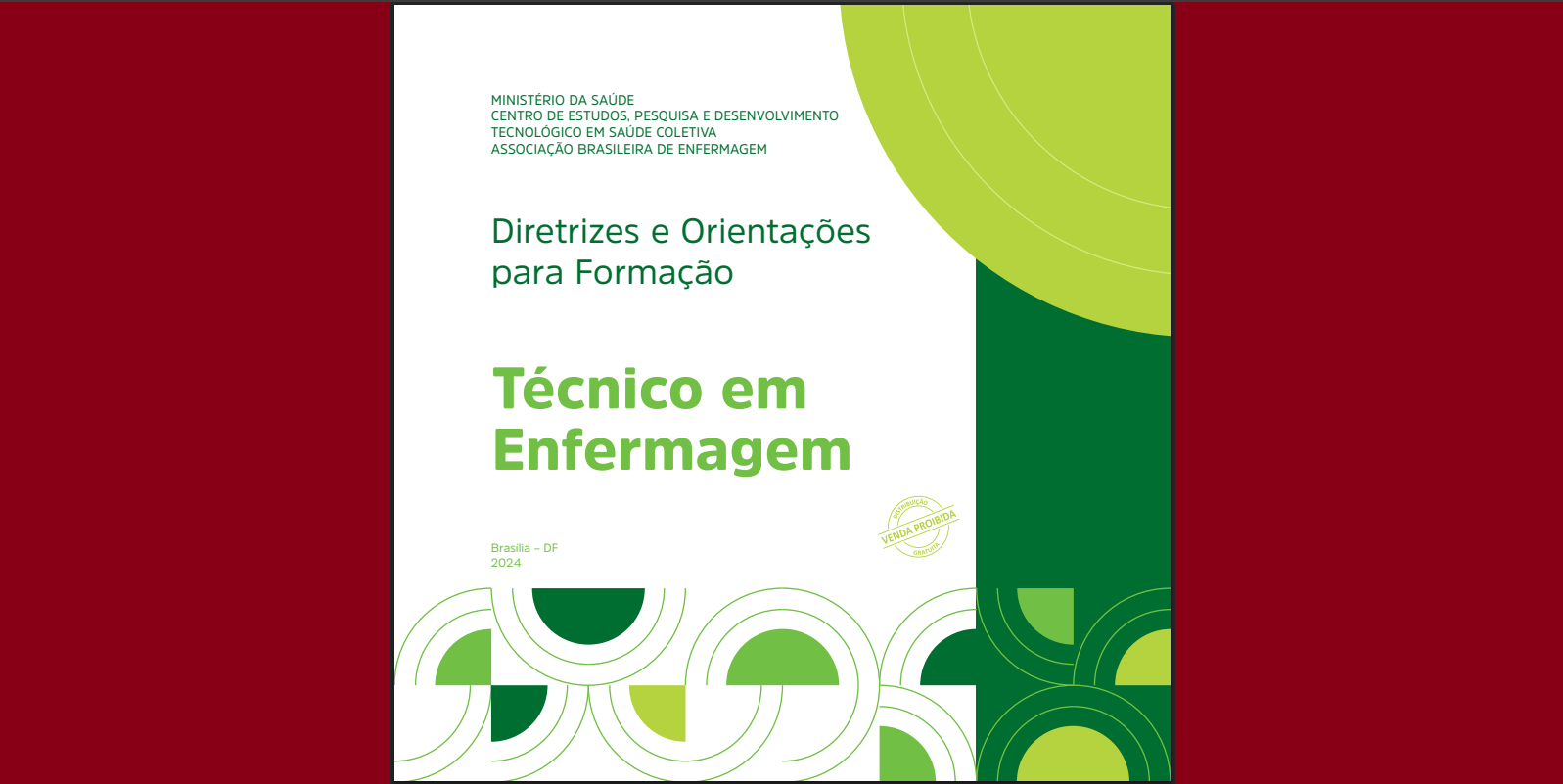 ‘Diretrizes e orientações para a formação técnica de enfermagem’ deve apoiar projetos pedagógicos